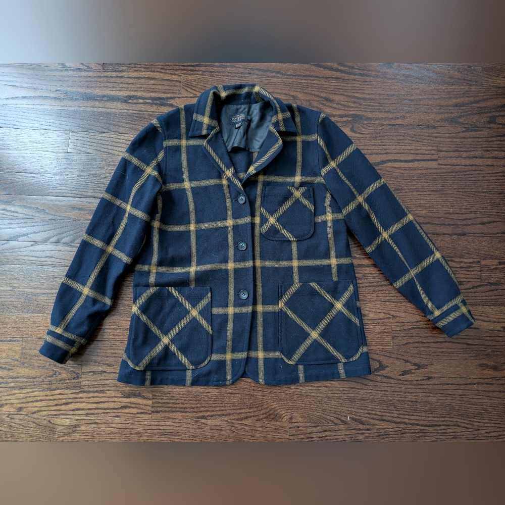 Pendleton woman's '49er jacket, Virgin wool, sz L - Picture 8 of 11